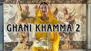 Ghani Khamma 2 Dance Cover ghoomar dance shorts trending ghanikhamma [upl. by Durante858]