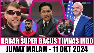 TROBOSAN SENSASIONAL RESMI ERICK THOHIR 8 BERITA TIMNAS HARI INI🥉11102024👉🏿Kabar Timnas [upl. by Candra]