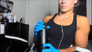 RUBBER GLOVES MIC RUBBING AND RANDOM TRIGGERS [upl. by Sonia]