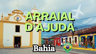 Paraíso Encontrado Vem Comigo Conhecer Um Pouco de Arraial dAjuda  BAHIA Praia do Mucugê [upl. by Rennerb]