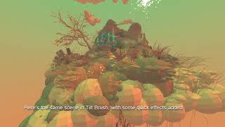 Tilt Brush and Google Blocks quotAlien Desertquot [upl. by Lainey364]