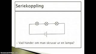 Seriekoppling och parallellkoppling av lampor [upl. by Gautea104]