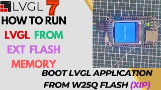 LVGL on STM32  PART 7  Boot Application from Ext Flash  H750 [upl. by Ailenroc389]