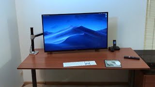 Mac mini  Sony 43quot 4K TV Monitor  Ergotron LX HD Arm [upl. by Eriuqs]