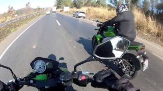 Z750 Diabo Verde e er6n TOP SPEED pau nas hornet [upl. by Curran]