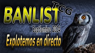 BANLIST TCG Septiembre 2024  INTENTO 2 ChuGiOhYT [upl. by Alisan236]