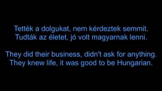 Isten ujja megérintett  Kormorán magyar szövegangol fórdítás [upl. by Robinette]