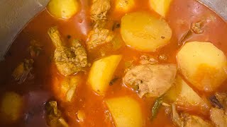 Chicken Curry with potatoes  Deshi Chicken curry  আলু দিয়ে মুরগির ঝোল [upl. by Aneerhs]