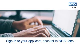 Applicant  NHS Jobs  Sign in to your account and reset your password  Video  Jul 24 [upl. by Iolanthe]