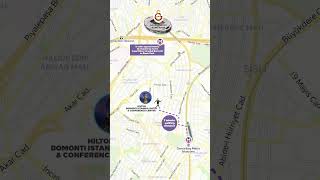 Hilton Istanbul Bomonti Hotel amp Conference Center  Map Video [upl. by Kozloski]