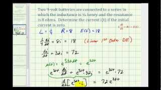 Applications of First Order Differential Equations  RL Circuit [upl. by Ennis61]