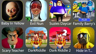 Scaredy Teacher 3dDark Riddle 2Dark RiddlePoppy Playtime Chapter 1Evil NunRobloxBaby In Yellow [upl. by Ellora]