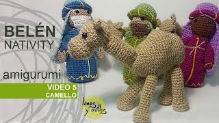 Tutorial Belén Amigurumi Part 5 Camellos Nativity English subtitles [upl. by Anirat160]