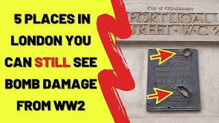 5 Places In London You Can Still See Bomb Damage From WW2 [upl. by Jehiel]