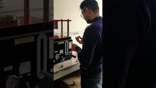 Working on Hydraulic Press Machine in Hindi Coin Cell Crimper Crimping Machine Tablet pressmachine [upl. by Attiuqram865]