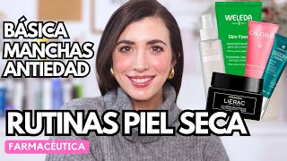 Rutinas de Cuidado Facial para Piel Seca Básica Antiedad y Manchas Extras [upl. by Rebna]