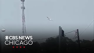 Cellphone video captures moment plane crashes in Sao Paulo Brazil [upl. by Elylrac]