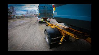 SHIFTING CONTAINERS POV outside  🇸🇪 HOOK LOADER [upl. by Hulbig]