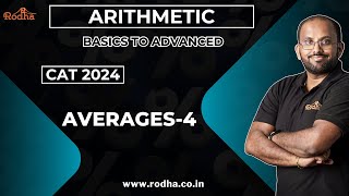 Averages 4  CAT Exam Preparation 2024  Arithmetic  Quantitative Aptitude [upl. by Ole]