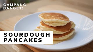 How to Make SOURDOUGH PANCAKES from Discarded Sourdough Starter [upl. by Cassidy]