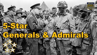 Who were the only nine 5 STAR Generals or Admirals [upl. by Htidirem]