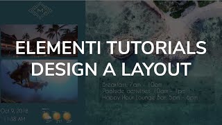 Getting started with an Elementi layout [upl. by Dahl]