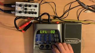 DigiTech RP200  Effects in stereo with Simplifier MK2 [upl. by Honniball97]