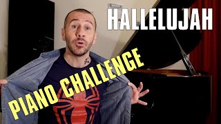 Hallelujah PIANO CHALLENGE  5 versioni in 12 minuti TUTORIAL italiano [upl. by Gorga]