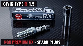 NGK PREMIUM RX  Ruthenium SPARK PLUGS  FL5 CIVIC TYPE R [upl. by Cartie]