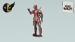 KDOT BUILDS  Metal Earth Deadpool [upl. by Teragramyram]