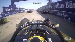 Stoffel Vandoorne Dan Ticktum HARD Crash  2023 Berlin EPrix Round 7 [upl. by Emia]