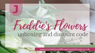 Freddies Flowers unboxing and discount code [upl. by Chong307]