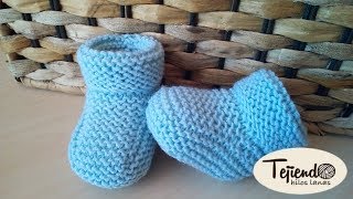 Tutorial botas de bebe a crochet 0 a 3 meses [upl. by Gardner]