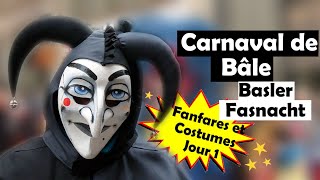 Carnaval de Bâle  Défilés costumés [upl. by Aisorbma]