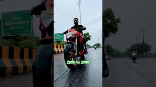 Z800 Vs Z900 Custom Exhaust Sound 🔥😍 viral kawasaki z800 z900 [upl. by Taddeo535]