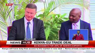 Kenya finalises trade deal agreement with EU [upl. by Leahcimnaj]