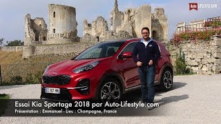 Essai Kia Sportage 2018 par AutoLifestylecom [upl. by Mok]