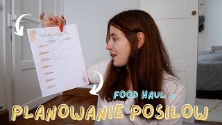 FOOD HAUL amp PLANOWANIE POSILKOW NA CALY TYDZIEN  VLOG [upl. by Jacenta733]