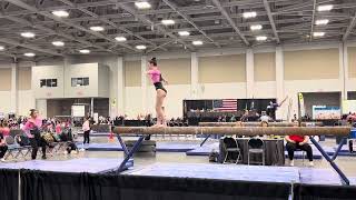 Natalia Nazzal CO 2027  Excalibur Cup 2024  Level 10  Beam  935 [upl. by Worl]