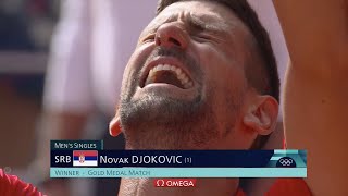 Djokovic vs Alcaraz Final Highlights  Paris Olympics 2024  Novak Djokovic vs Alcaraz Highlights [upl. by Oyek10]