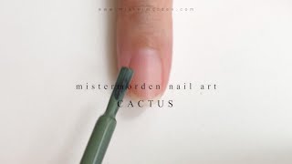 【mistermorden 指甲油】Cactus 仙人掌 這樣畫 [upl. by Keviv]