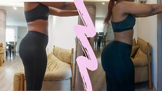 I TRIED THE CHLOE TING GET PEACHY CHALLENGE  Booty growth workout [upl. by Ereynihc]