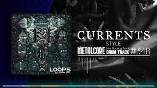 Metalcore Drum Track  Currents Style  170 bpm [upl. by Nehtiek971]