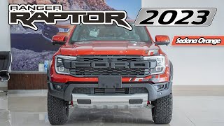 Ford Ranger Raptor 2023 Sedona Orange Color  Walkaround Video [upl. by Galvin]