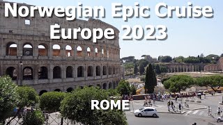 Norwegian Epic  European Cruise  Rome  Italy [upl. by Marcin798]