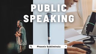 Public Speaking Subliminal Unlock the Power of Your Voice [upl. by Zealand]