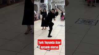 Turk toyunda Azərbaycanlı olarsa baki azerbaijan love weddingmusic [upl. by Nyllek854]