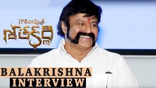 Balakrishna Interview About Gautamiputra Satakarni  Krish NBK100 [upl. by Yralam475]