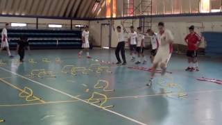 exercice vivacité handball [upl. by Greenwald606]