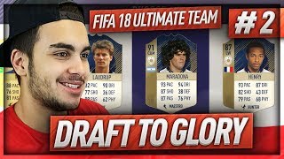 2 MEСИ  МАРАДОНА  2 ИКОНИ   FUT DRAFT TO GLORY l FIFA 18 ULTIMATE TEAM [upl. by Adnam748]